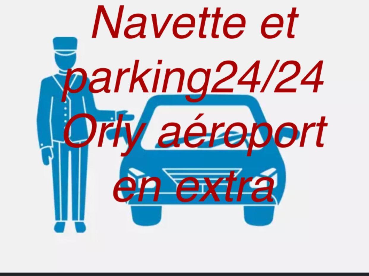 4Pers 2Lits 5 Min Aeroport Orly,Navette Et Parking Extra,Location En Nuit Et Jourchez Sandro, Athis-Mons Exterior photo